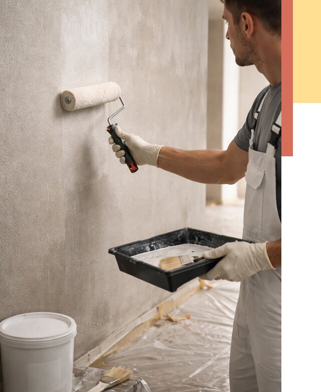 Грунтовка стен в Березниках от 2266 руб. м2 — быстро, недорого, с материалом | ОТДЕЛОЧНИК-Брз