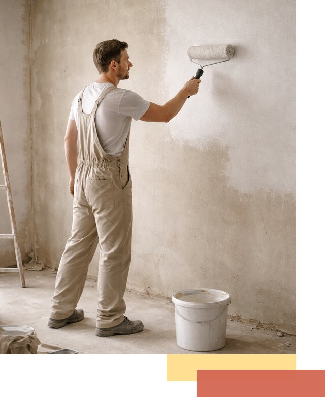 Грунтовка стен под отделку в Березниках профессиональным раствором