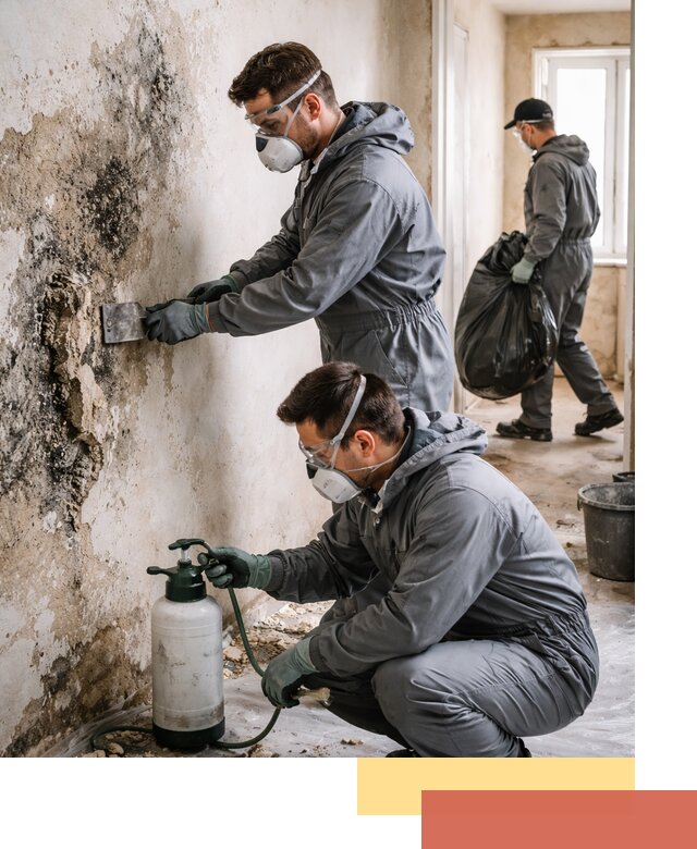 Удаление плесени со стен профессионально в Березниках