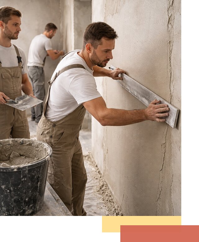 Штукатурка стен без маяков в Березниках быстро и качественно