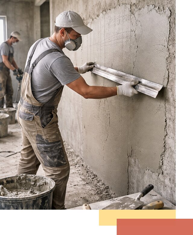 Штукатурка бетонных стен в Березниках качественно и долговечно