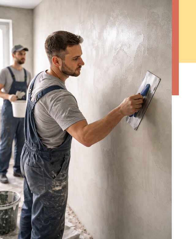 Глянцевание штукатурки стен в Березниках от 7724 руб. — услуги и затирка | ОТДЕЛОЧНИК-Брз