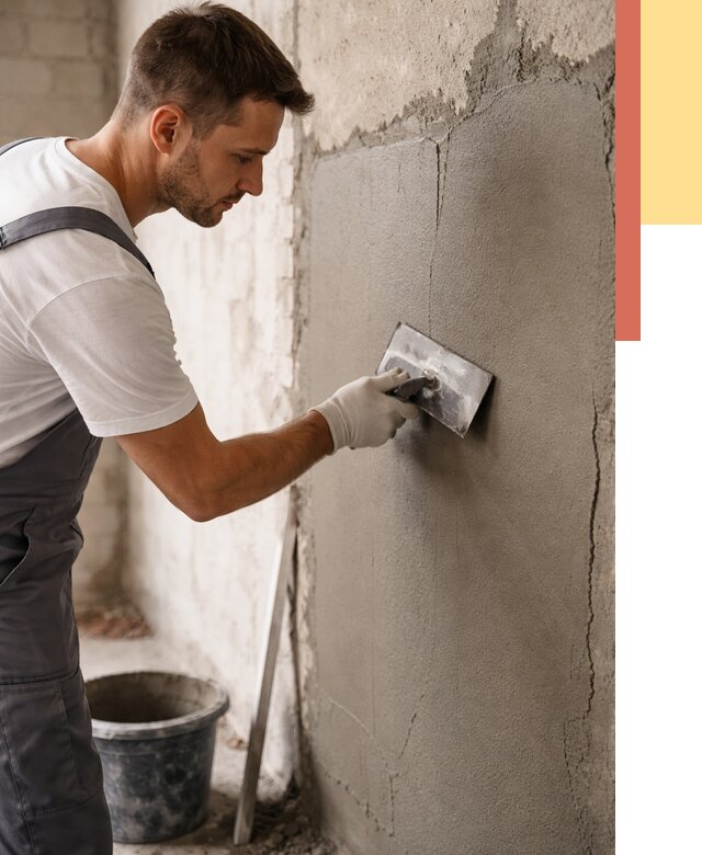 Штукатурка стен под плитку в Березниках от 4326 руб./м2 — выравнивание под плитку | ОТДЕЛОЧНИК-Брз