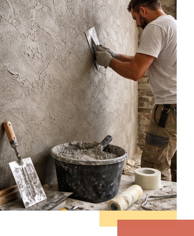 Декоративная штукатурка лофт в Березниках — отделка стен и потолков