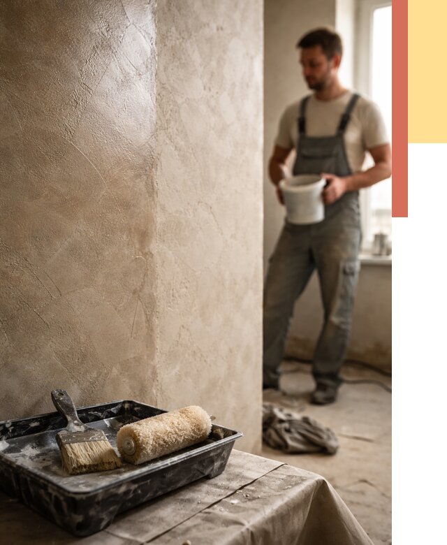 Нанесение воска на штукатурку в Березниках от 3605 руб. | Услуги ОТДЕЛОЧНИК-Брз