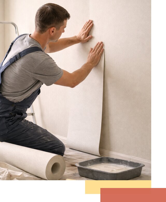 Поклейка флизелиновых обоев в Березниках качественно и быстро