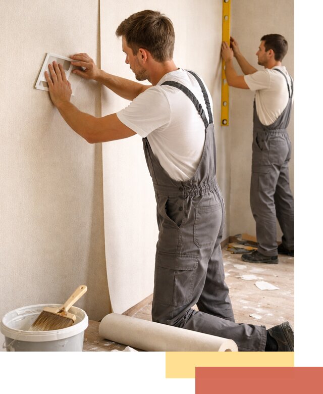 Поклейка бумажных обоев в Березниках качественно и недорого