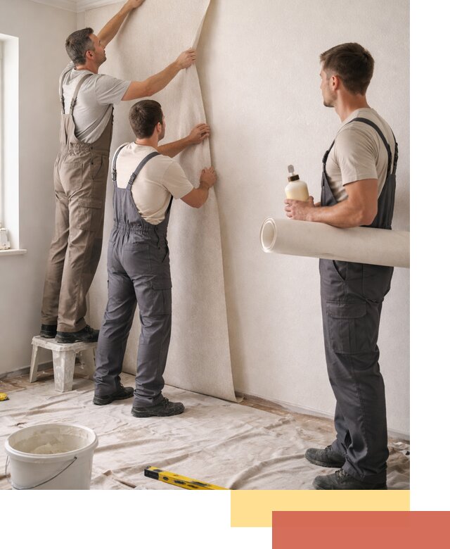 Оклейка стен обоями в Березниках — качественно и профессионально