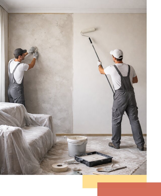 Покраска стен антивандальной краской в Березниках