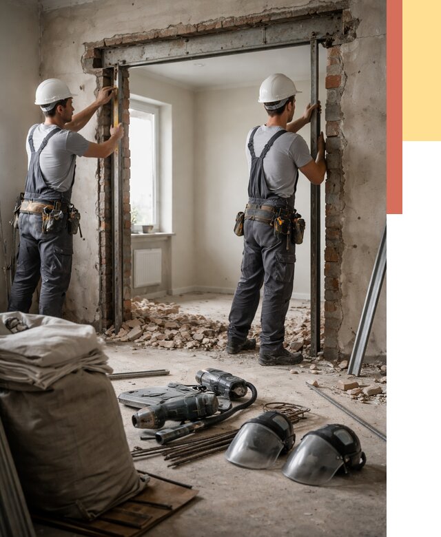 Расширение дверного проема в Березниках от 12874 руб. под ключ | ОТДЕЛОЧНИК-Брз