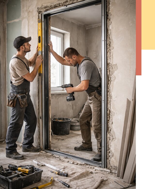 Закладка дверного проема в Березниках от 3605 руб. — быстро и недорого | ОТДЕЛОЧНИК-Брз