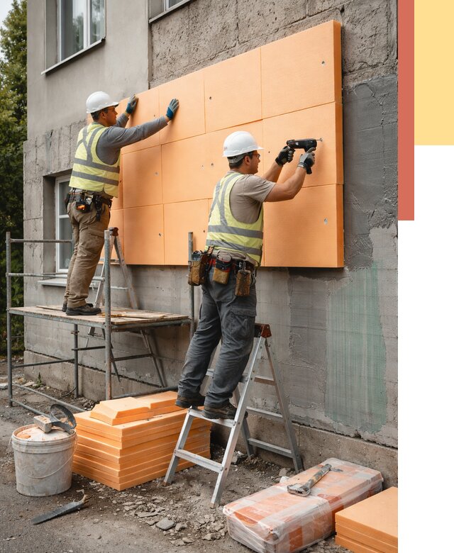 Утепление стен пеноплексом в Березниках от 1905 руб./м2 — быстро и недорого | ОТДЕЛОЧНИК-Брз