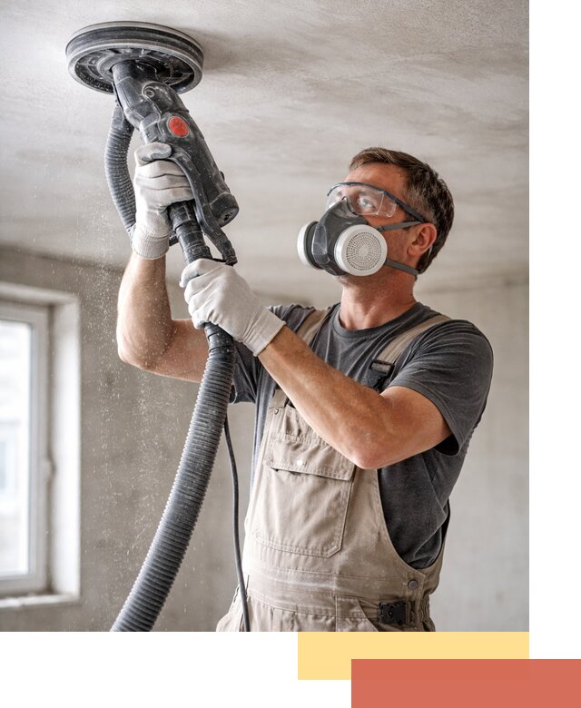 Шлифовка потолка в Березниках — качественная подготовка под отделку