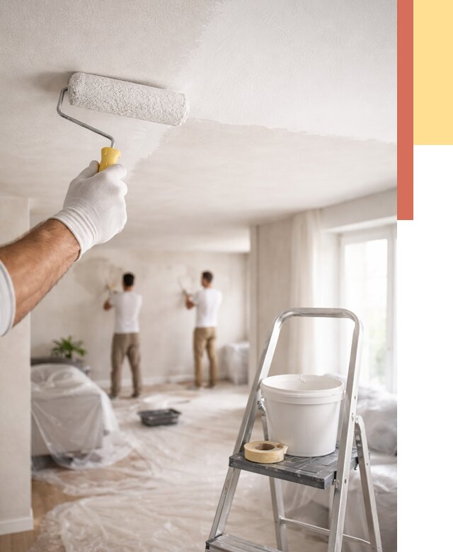 Покраска потолка акриловой краской в Березниках от 2575 руб. | ОТДЕЛОЧНИК-Брз