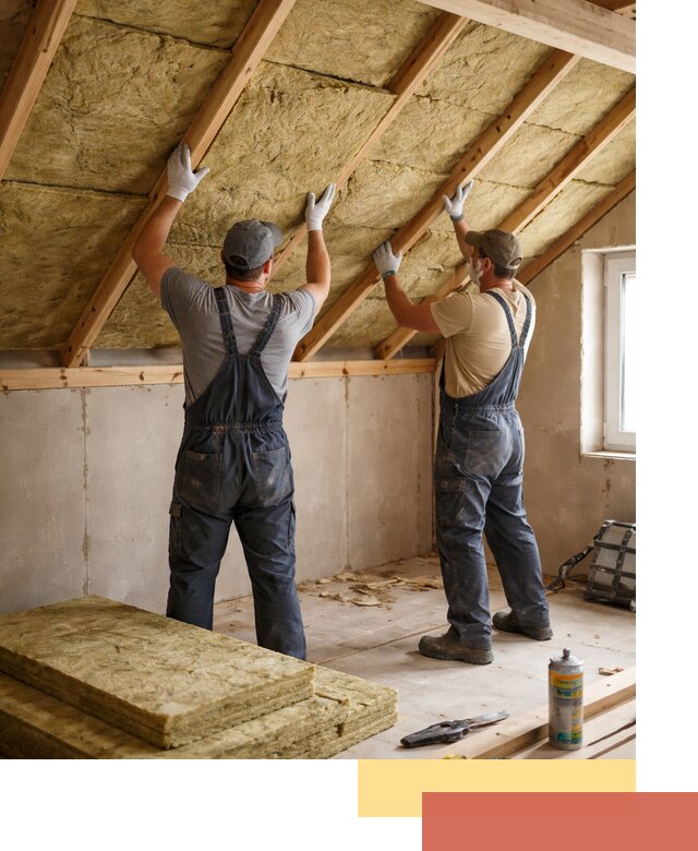 Утепление потолка минеральной ватой в Березниках